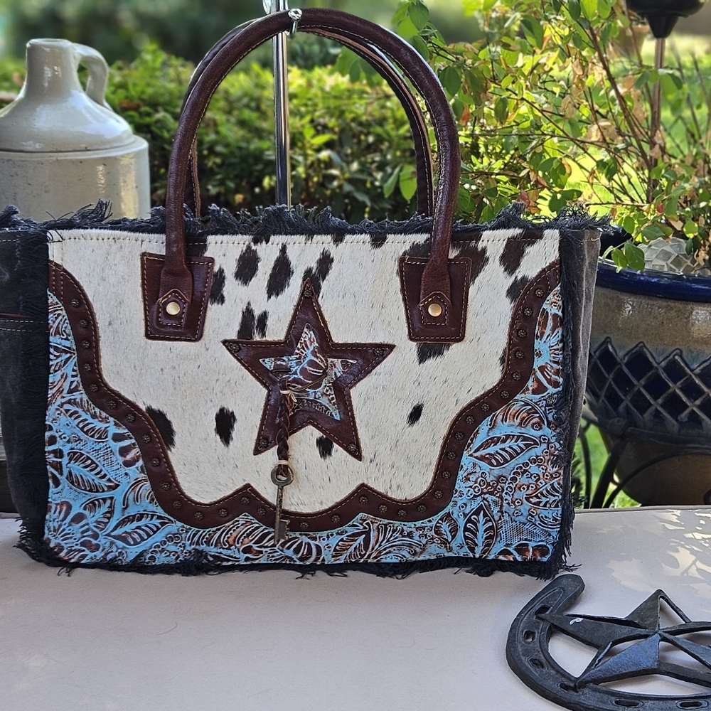 Articulate Canvas & Hairon Bag